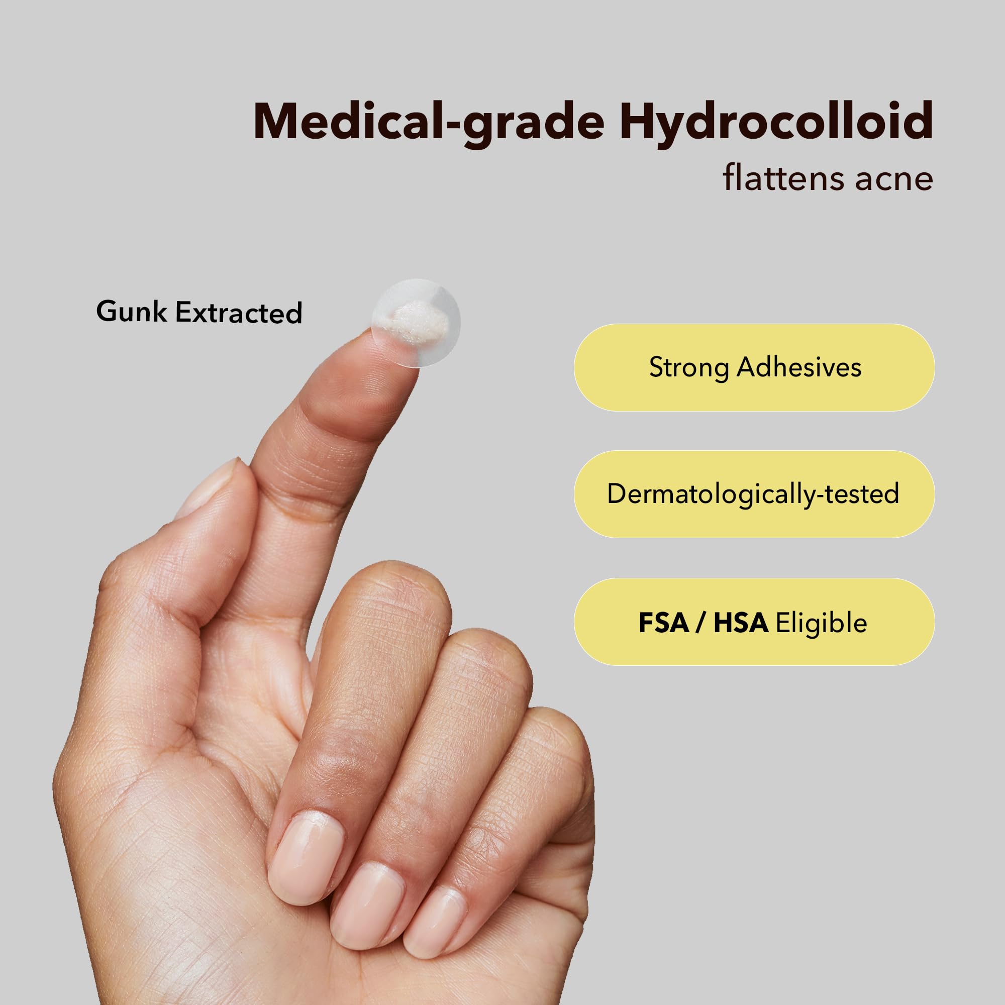 AVARELLE close-up of ultra-thin patch texture for invisible wear