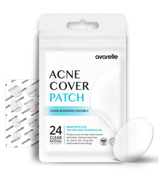 AVARELLE front packaging showing product name and 24 patches, clear benefit protection