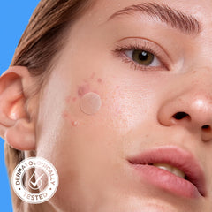 AVARELLE patch worn during morning routine showing convenience and low-profile benefit