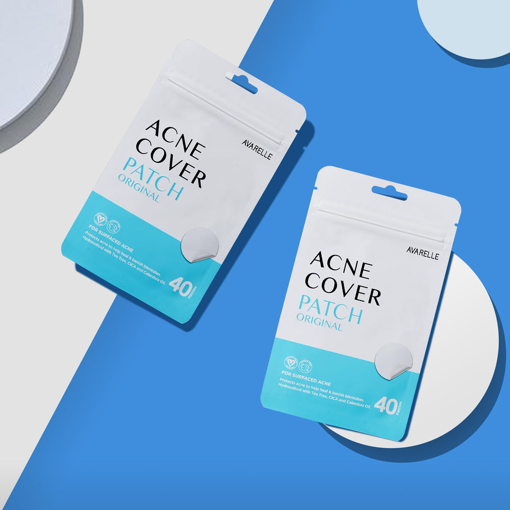 avarelle pouch on nightstand ready for overnight blemish care