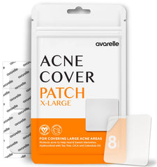 AVARELLE front packaging showing product name and XL size, clear benefit: easy identification