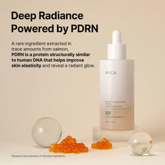 AVCA serum in hand for scale demonstrating 100ml size and easy use