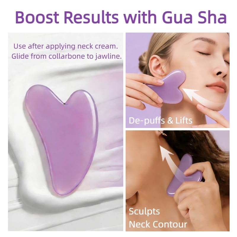 AveCera being applied to neck area to boost hydration and reduce lines