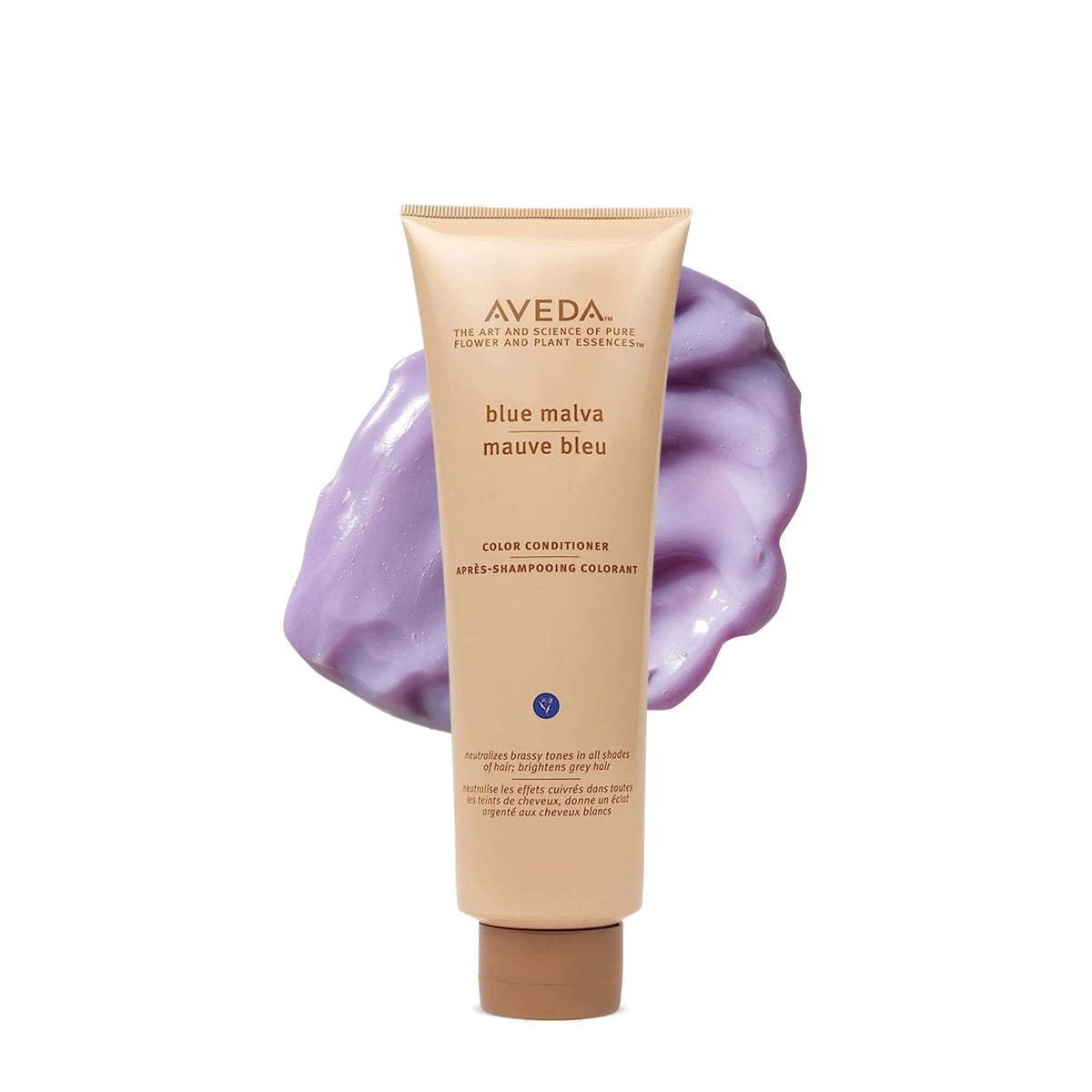 Aveda Blue Malva front packaging showing bottle and label for clear identification and benefit