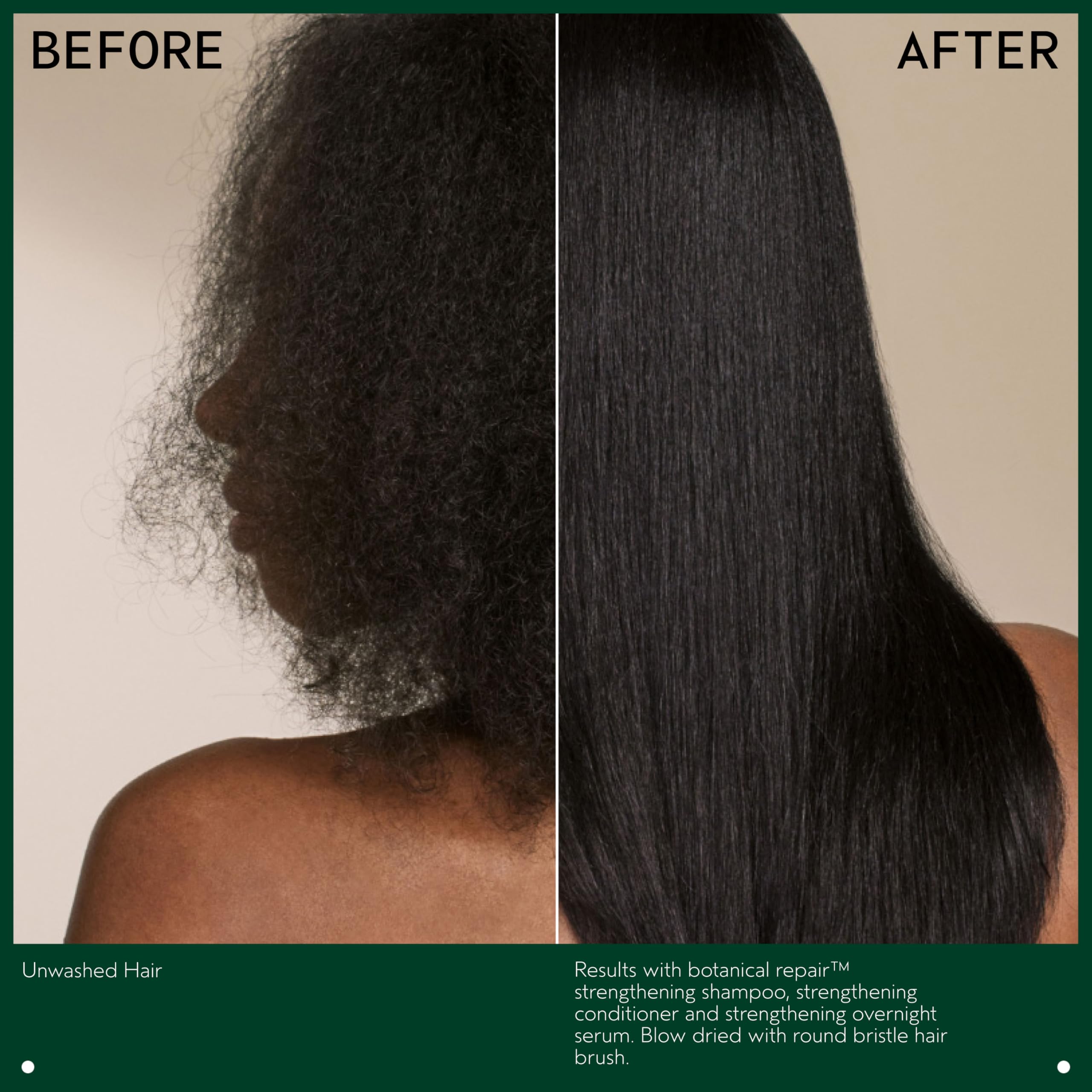 Aveda conditioner being combed through hair to reduce breakage
