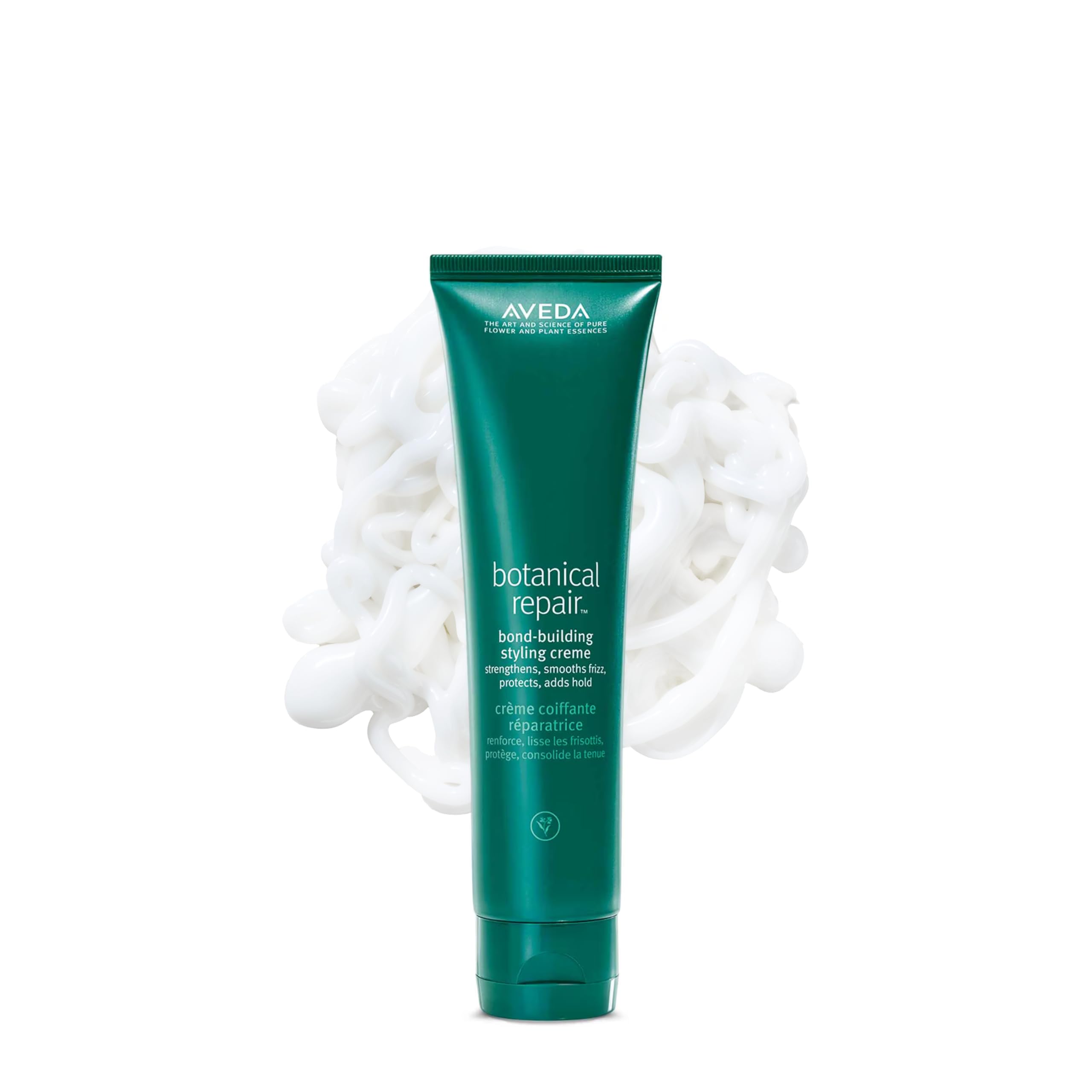 Aveda bottle front packaging showing product and clean design benefits