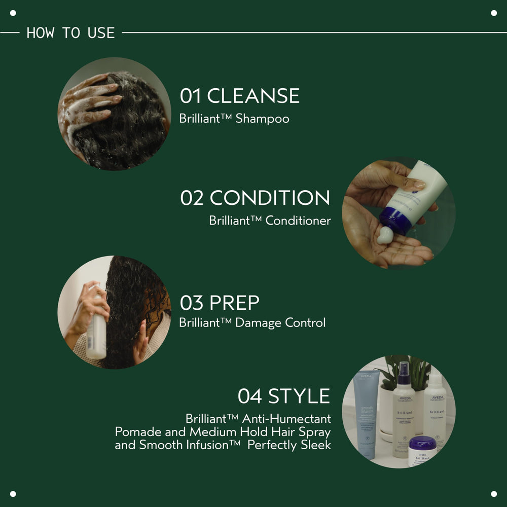 Aveda bottle on bathroom shelf suggesting everyday routine and freshness