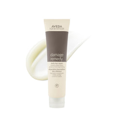 Aveda front packaging showing bottle and benefits for easier styling