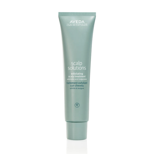 Aveda front packaging showing bottle and brand for easy identification and shelf appeal