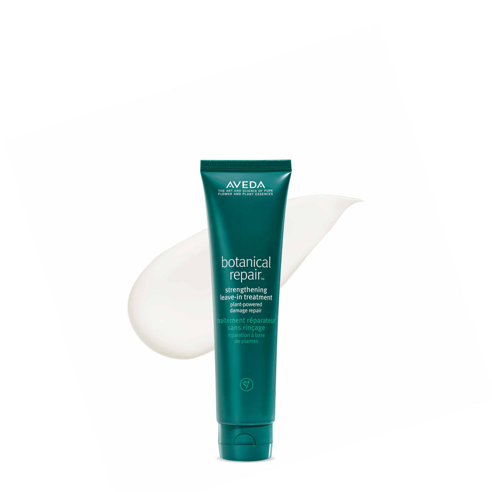 Aveda bottle front packaging showing label and size, professional product clarity benefit