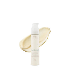 Aveda hand relief renewal serum front bottle shows clean packaging and benefit