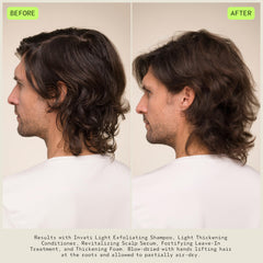 Aveda shampoo lather on scalp demonstrating effective exfoliation benefit