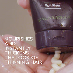 Aveda Invati Ultra Light back label and ingredient list highlighting natural origins