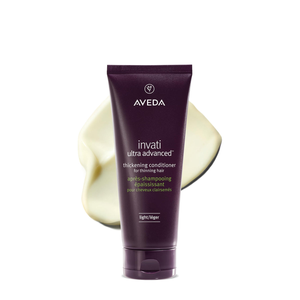 Aveda Invati Ultra Light front packaging showing the bottle and label benefits
