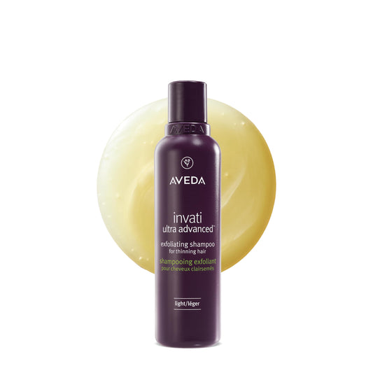 Aveda Invati Ultra Advanced front bottle shows product and size benefit clarity