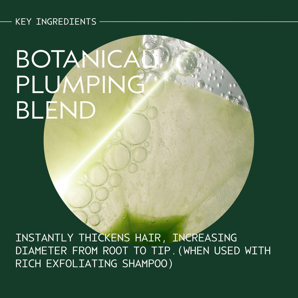 Aveda Invati Ultra Rich conditioner being dispensed into hand for controlled use