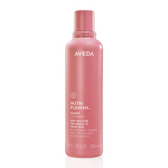 Aveda bottle front view showing Nutriplenish branding and rich hydration benefit