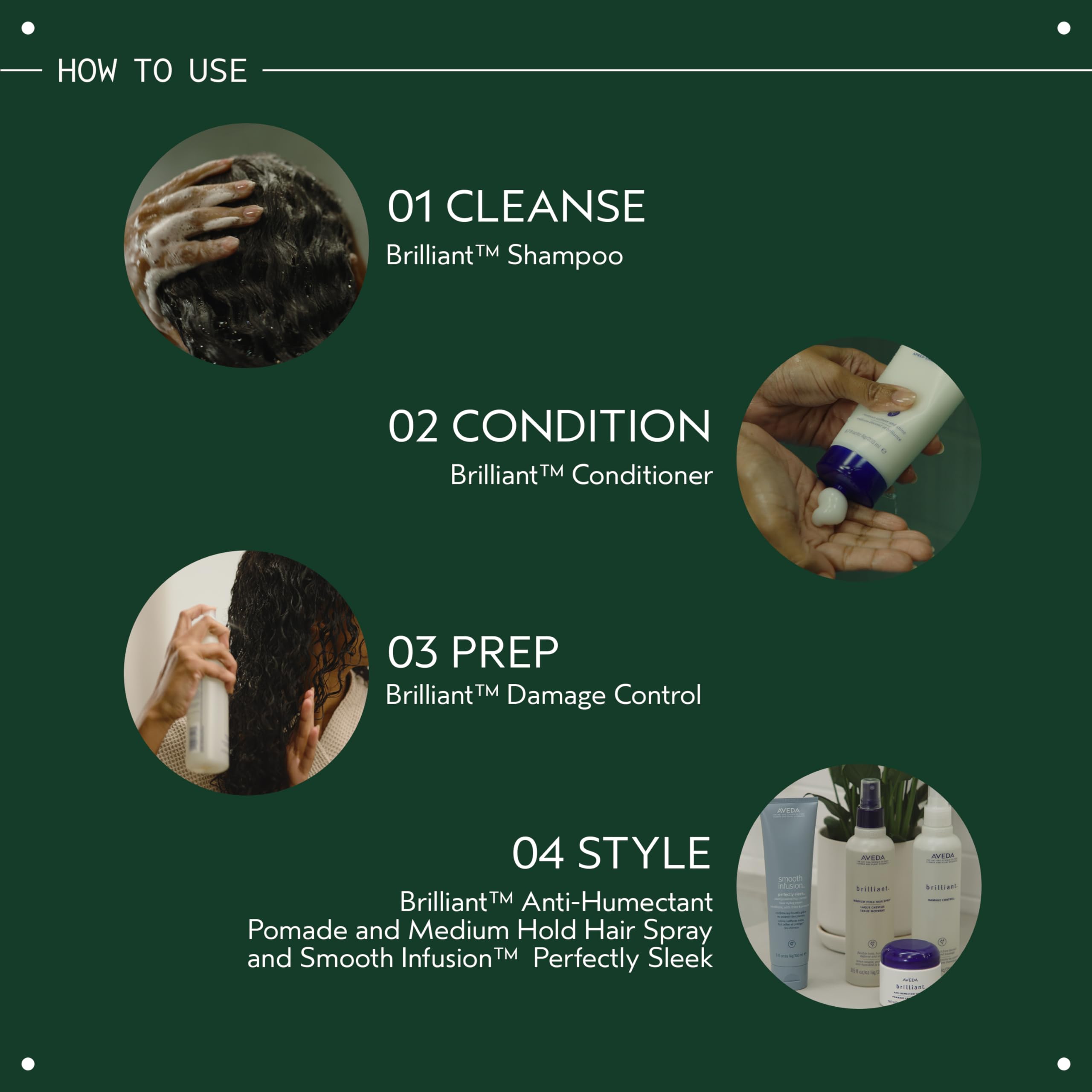 Aveda label detail highlighting 97% naturally derived and silicone-free