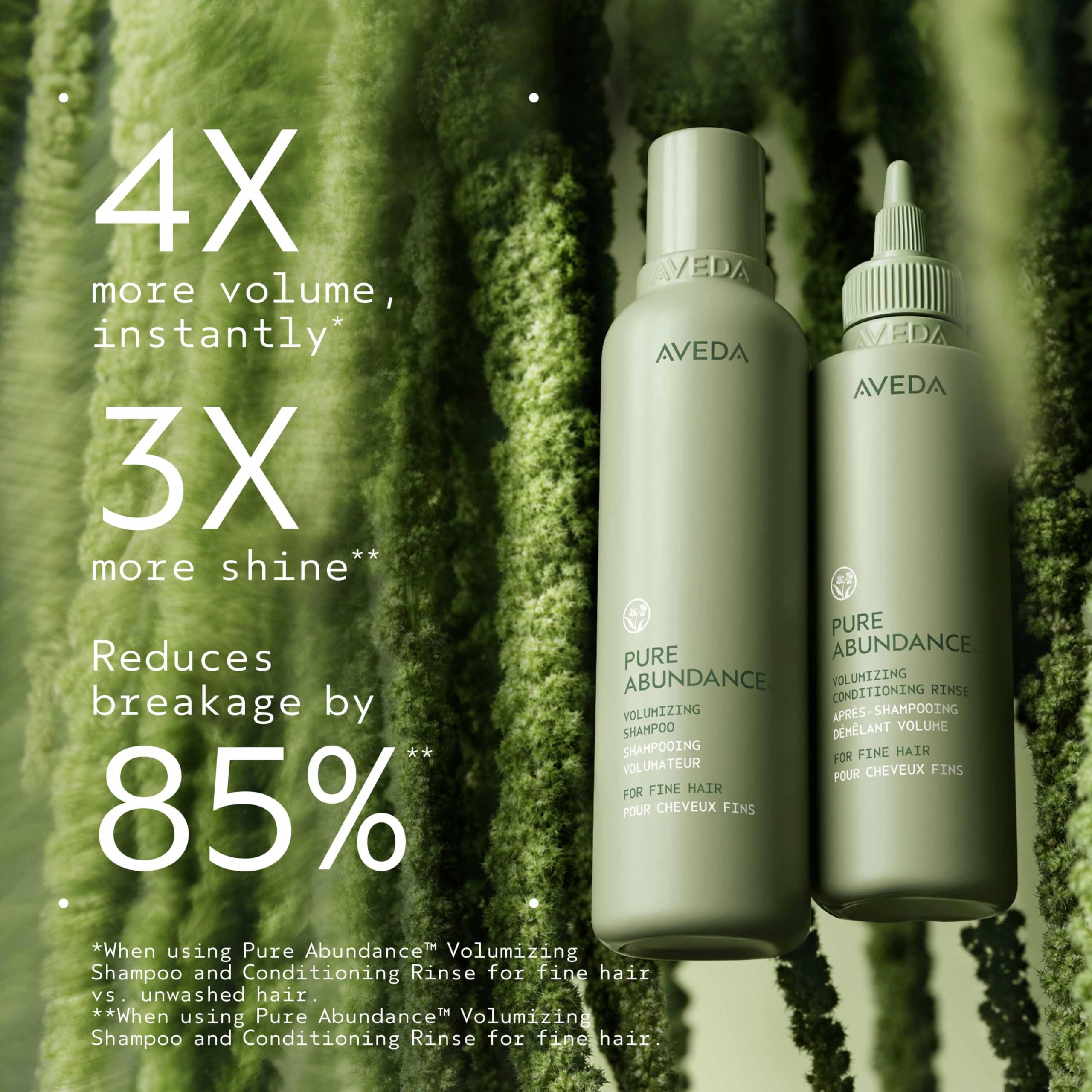 Aveda pure abundance soft gel texture close-up demonstrating lightweight lather