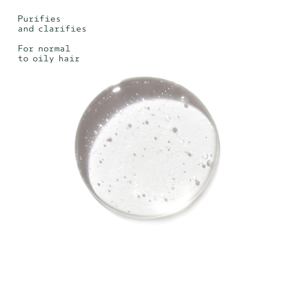 Aveda product label close-up showing clean formulation claims