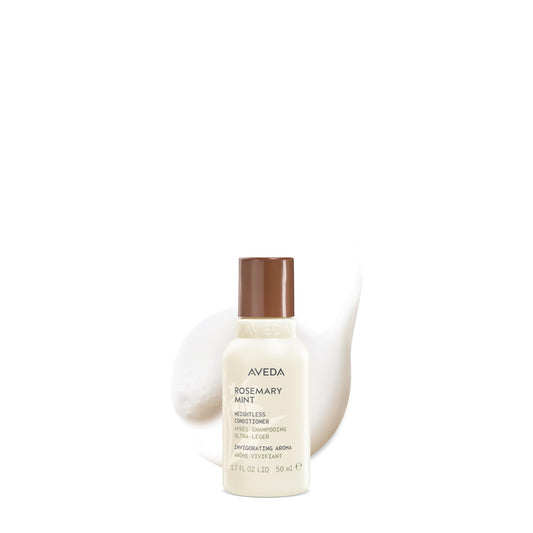 Aveda Rosemary Mint conditioner front packaging showing product and brand benefits