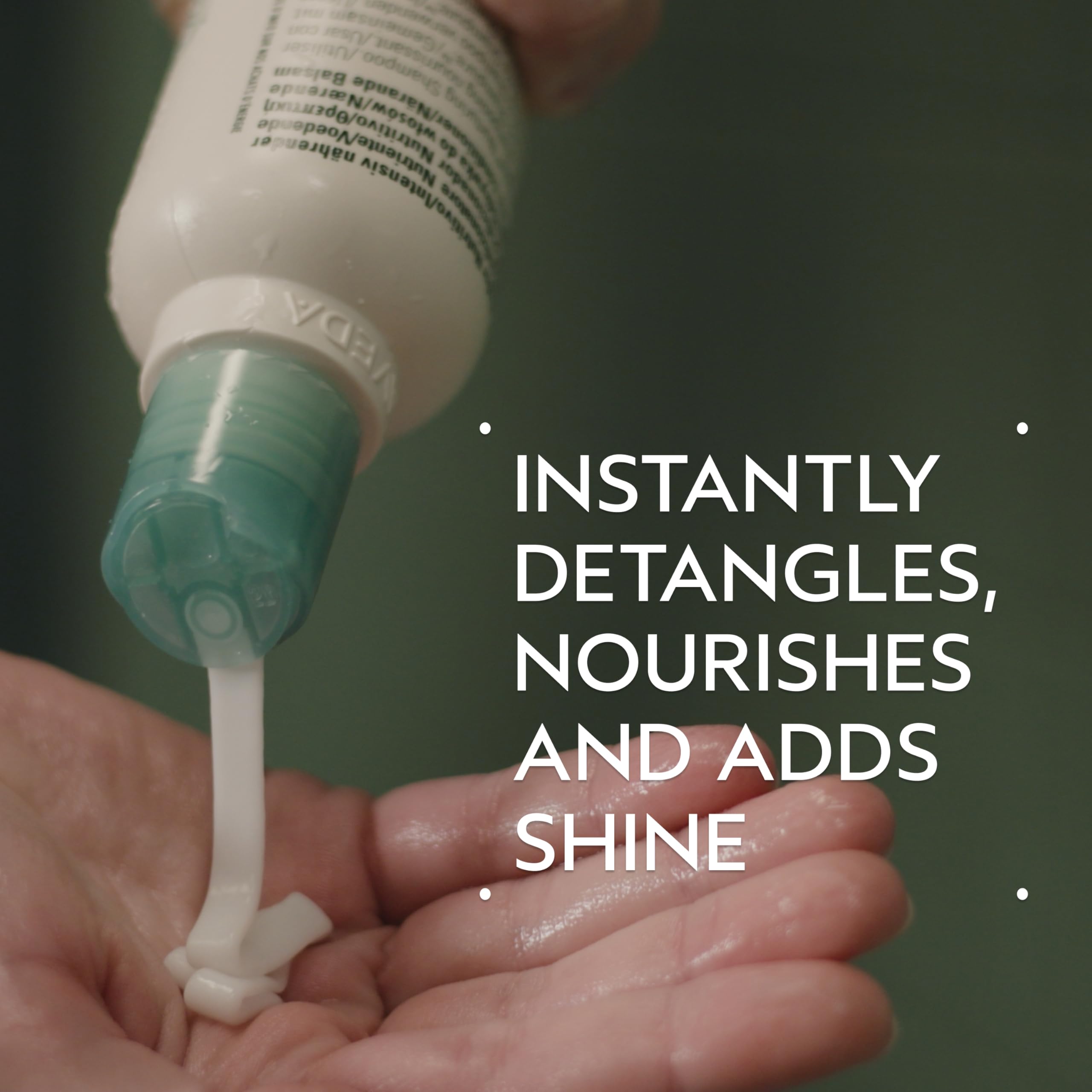 Aveda Shampure back label with ingredients and usage instructions