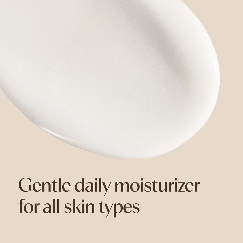 Aveeno lotion absorbing into skin illustrating fast absorption benefit