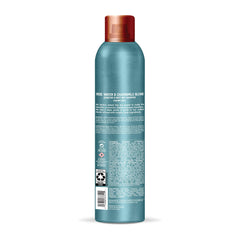 Aveeno spray nozzle detail delivering precise root refresh and quick dry