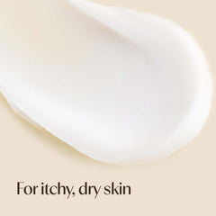 Aveeno being applied on forearm to relieve dry skin effectively