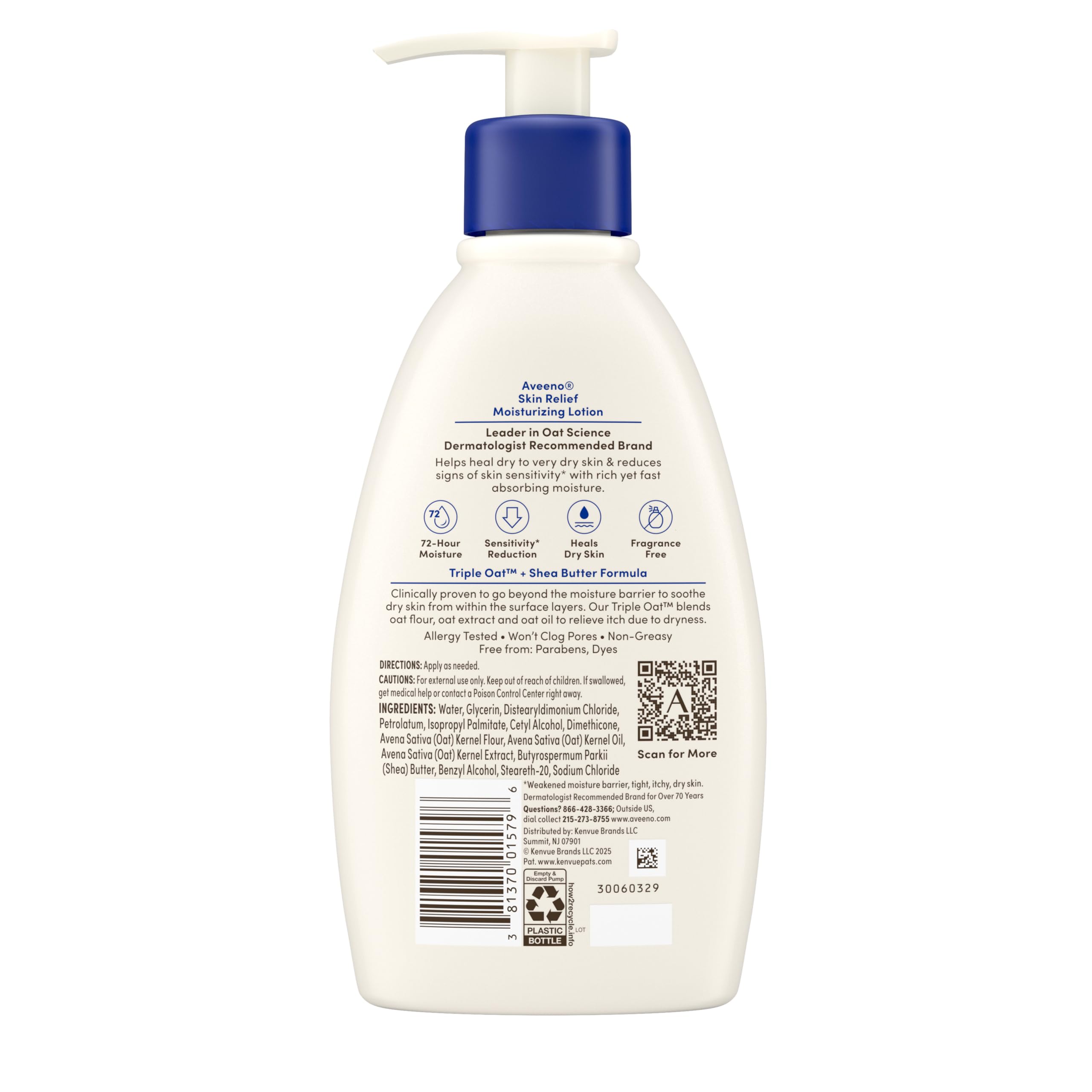 Aveeno lotion on bathroom counter illustrating daily skincare routine