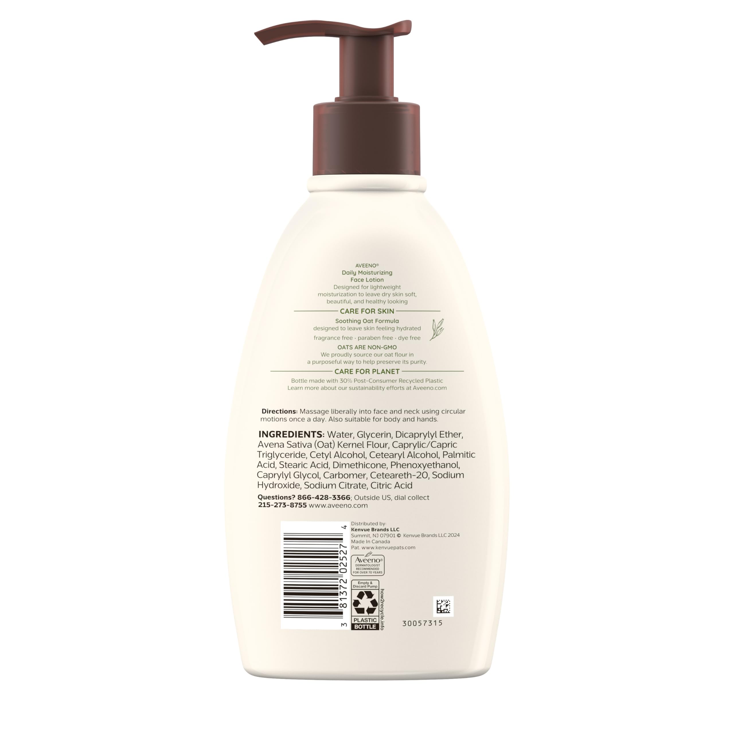 Aveeno bottle in bathroom routine setting showing daily skincare convenience