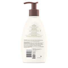 Aveeno bathroom lifestyle routine showing daily use and hydrated-looking skin