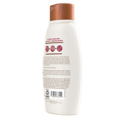 Aveeno before and after hair results showing improved strength and shine