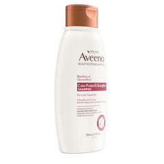 Aveeno bottle placed in shower showing in-use convenience and hydration