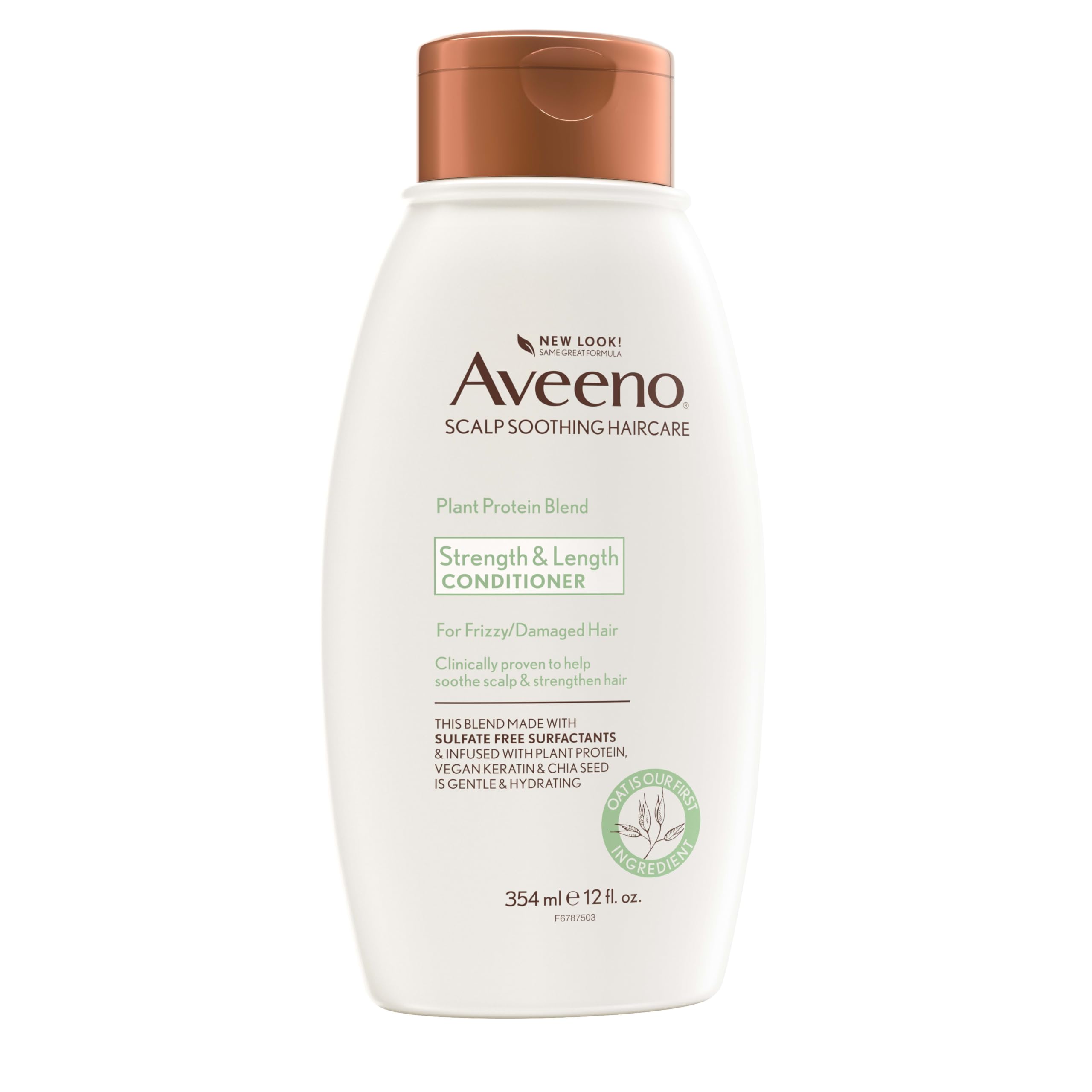 Aveeno conditioner and matching shampoo shown as complementary routine