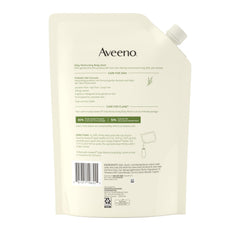 Aveeno eco-focused packaging illustrating lower plastic footprint