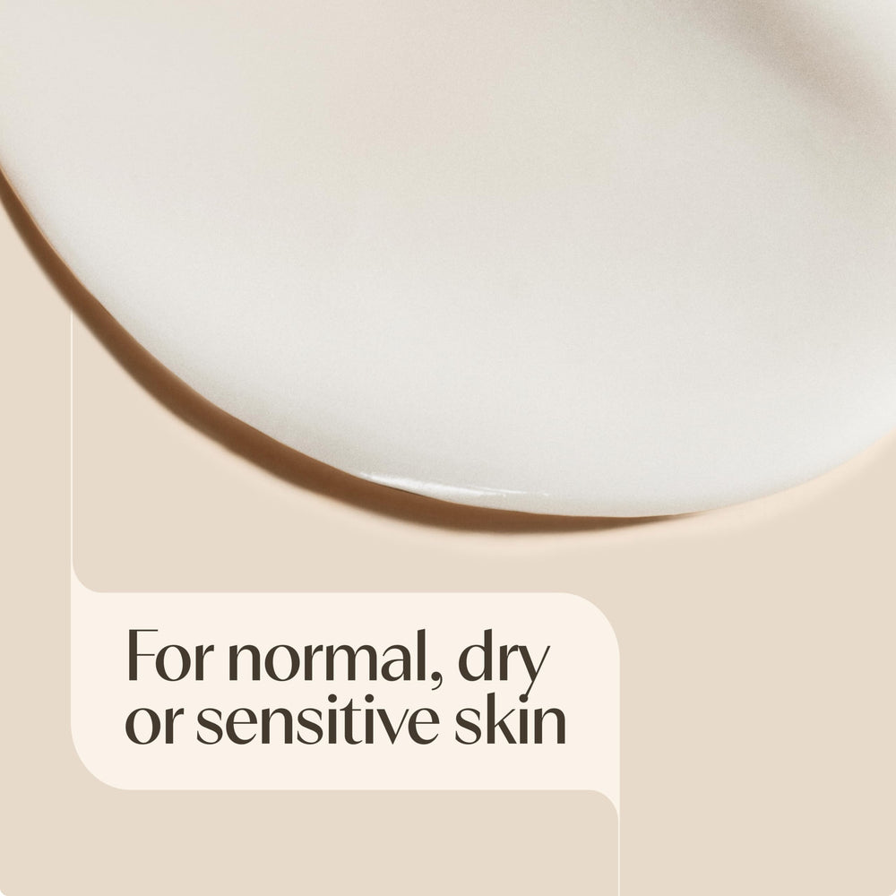 Aveeno smoothing dry elbow and knee skin for visible nourishment