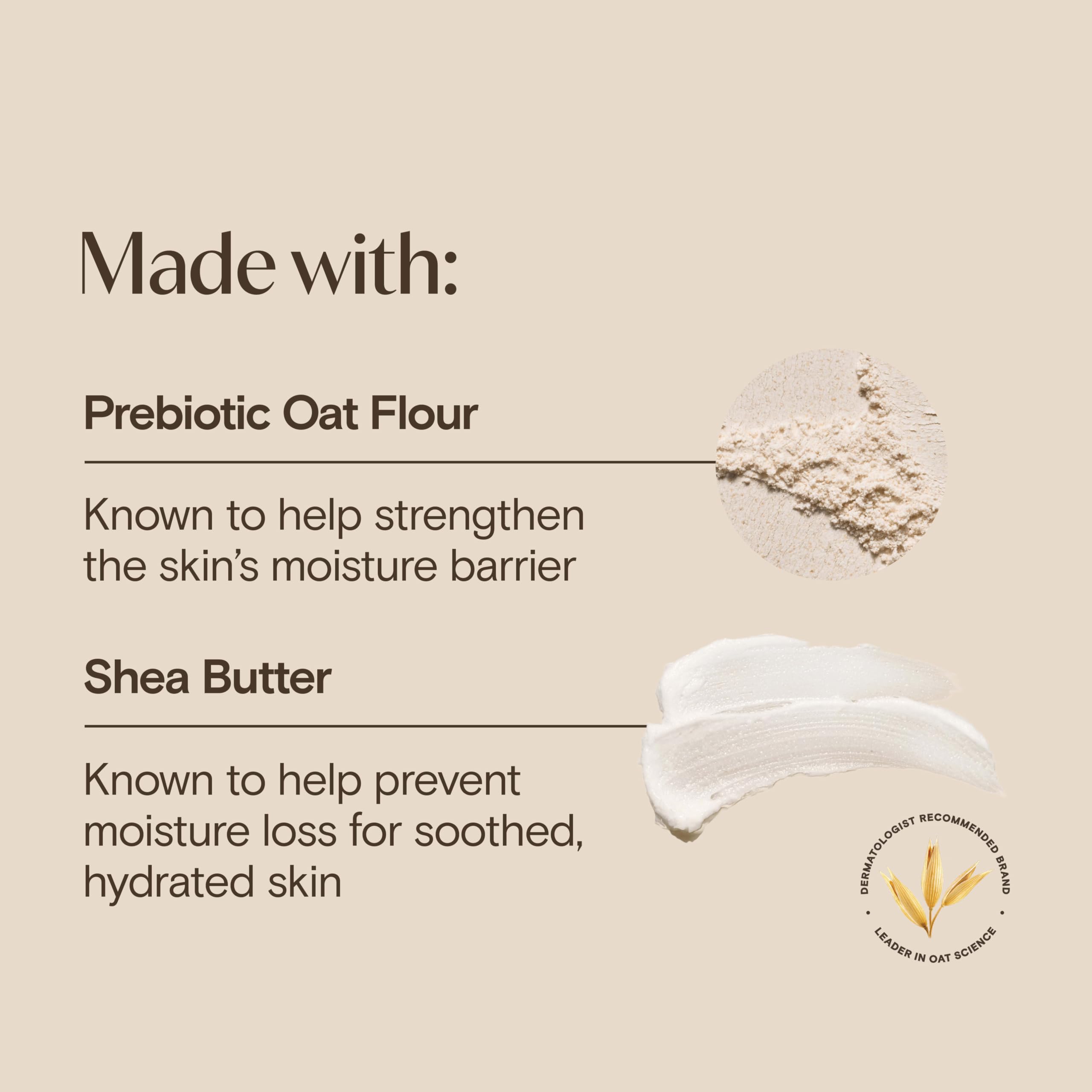 Aveeno used on face in morning routine for gentle daily moisture