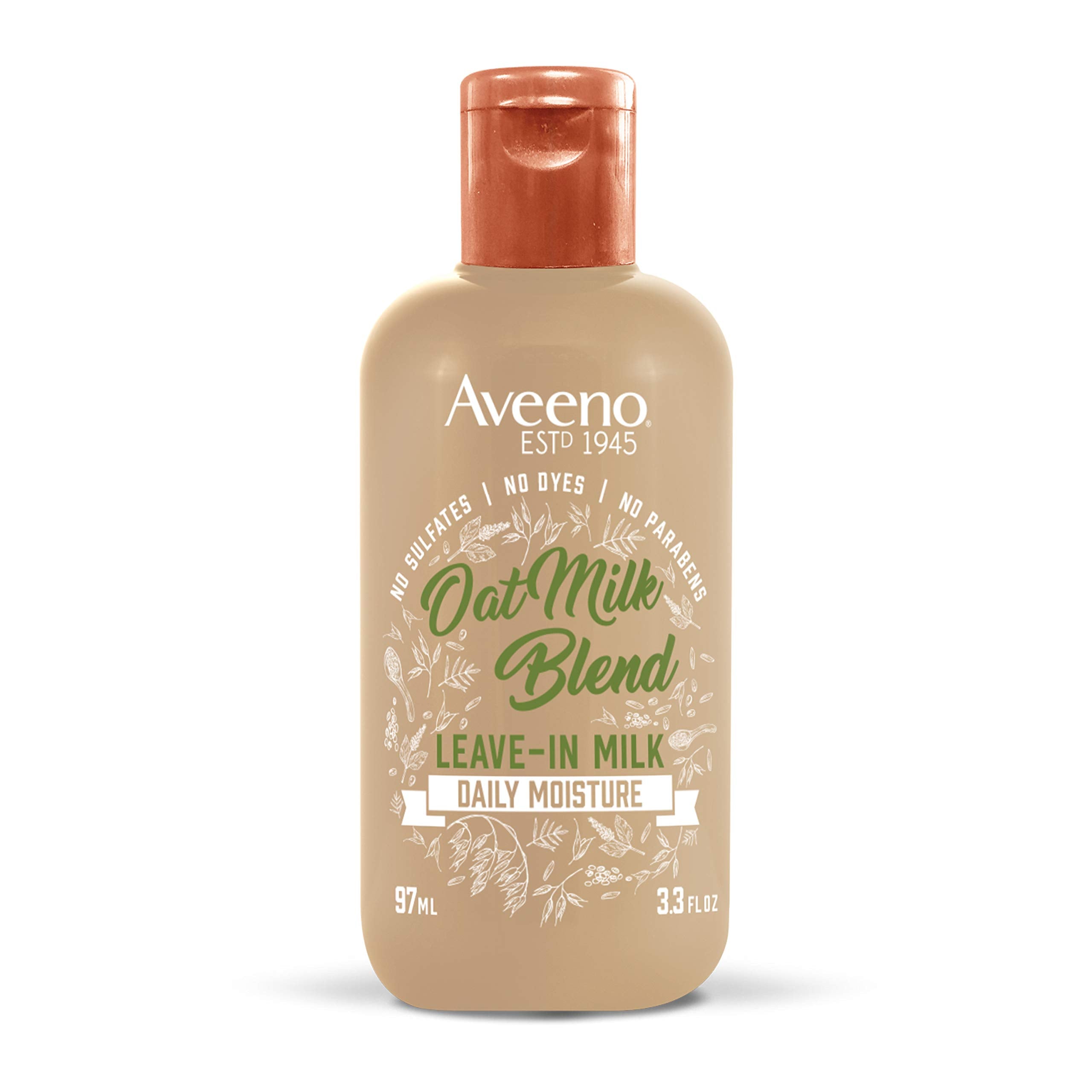Aveeno front packaging showing product and benefits for lightweight hydration