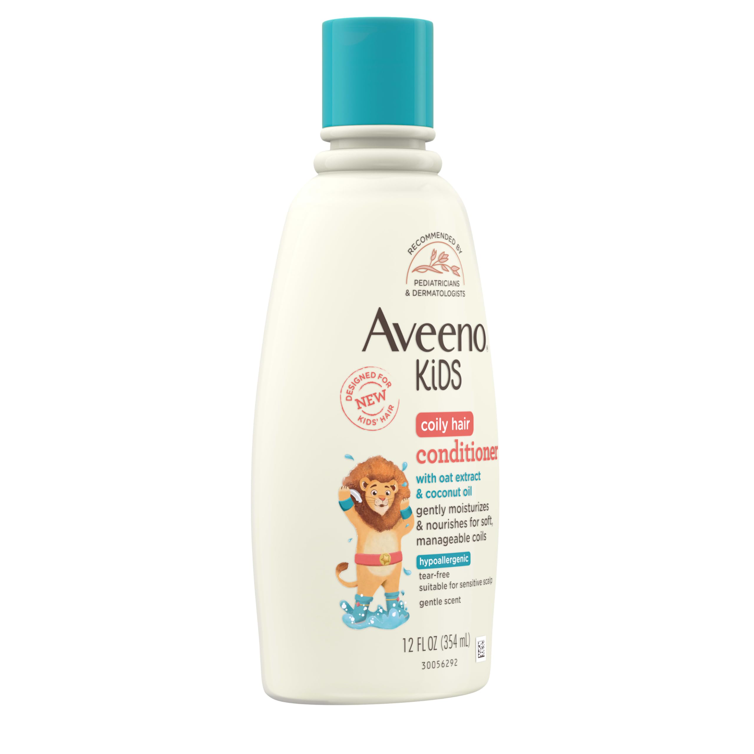 Aveeno Baby bottle on bathroom shelf in family setting showing everyday care benefit