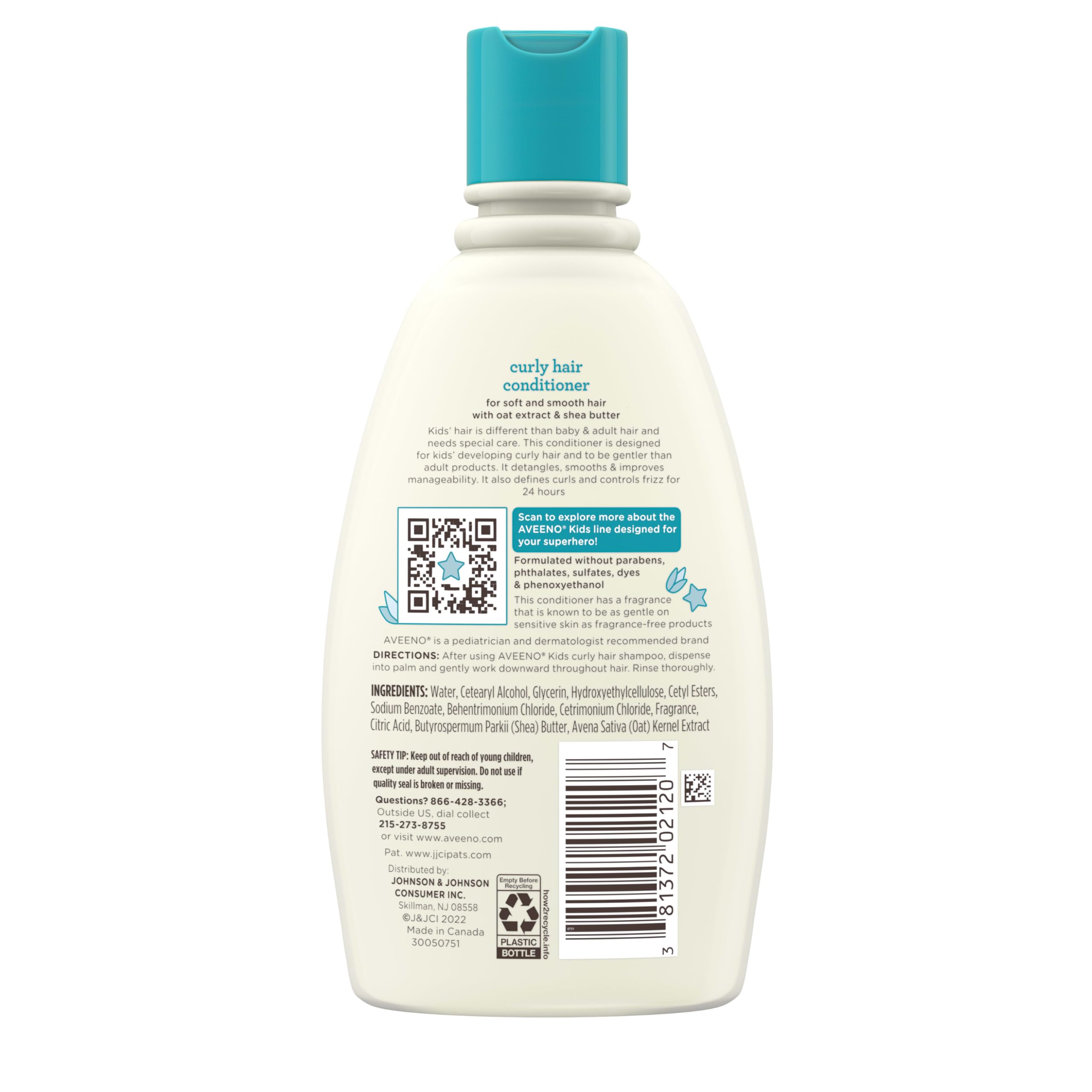 Aveeno Baby bottle on shelf showing storage and daily routine readiness