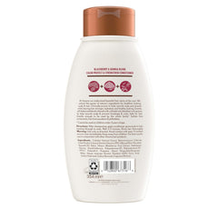 Aveeno conditioner displayed on bathroom shelf suggesting a calming routine