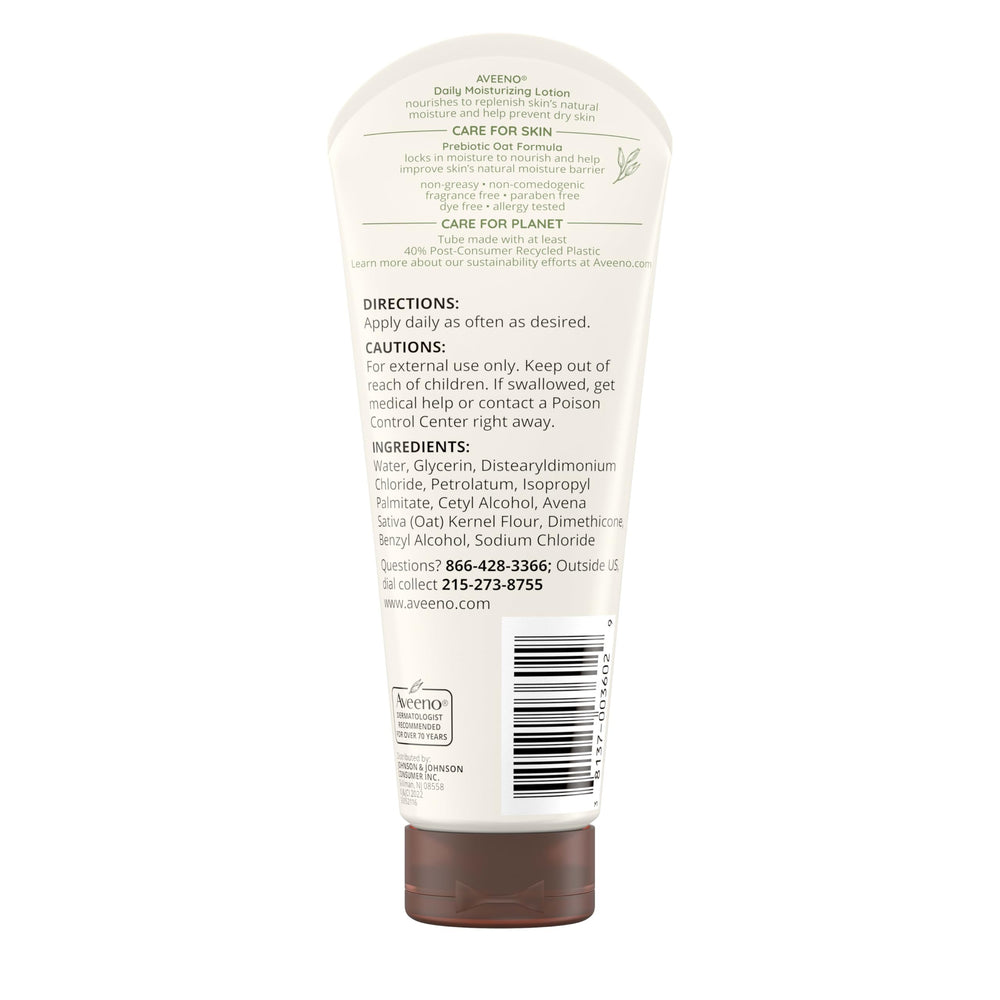 Aveeno bottles staged in a travel bag showing ready-to-go convenience