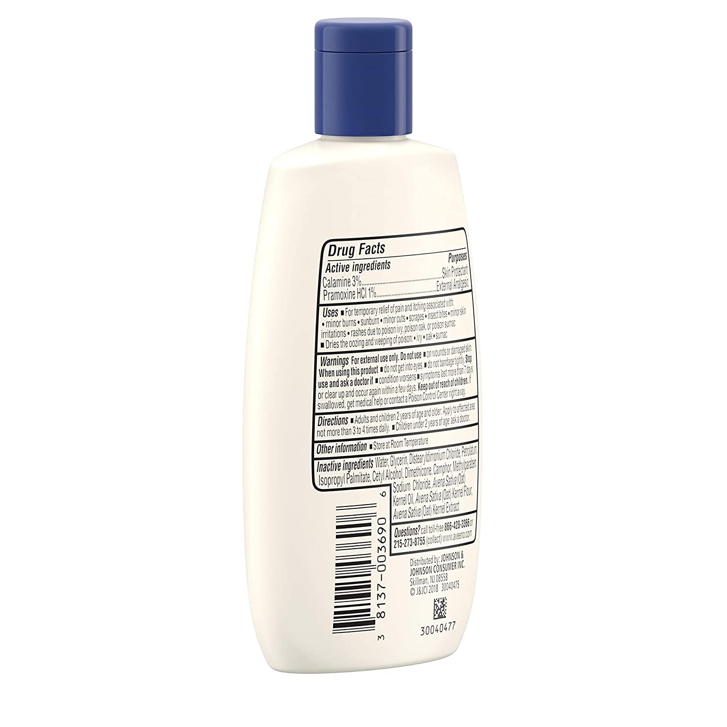 Aveeno lotion spread on forearm to show reduced redness and soothing