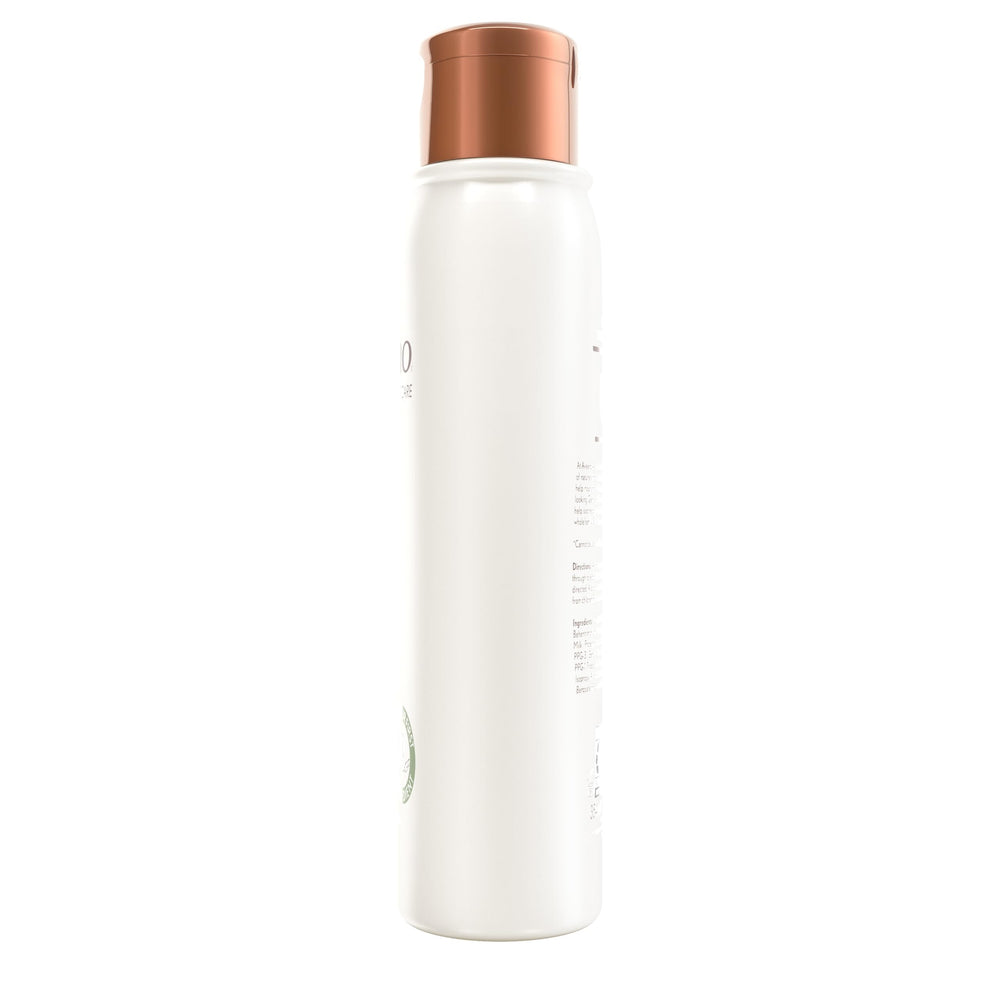 aveeno hair after use showing soft, hydrated strands and improved manageability