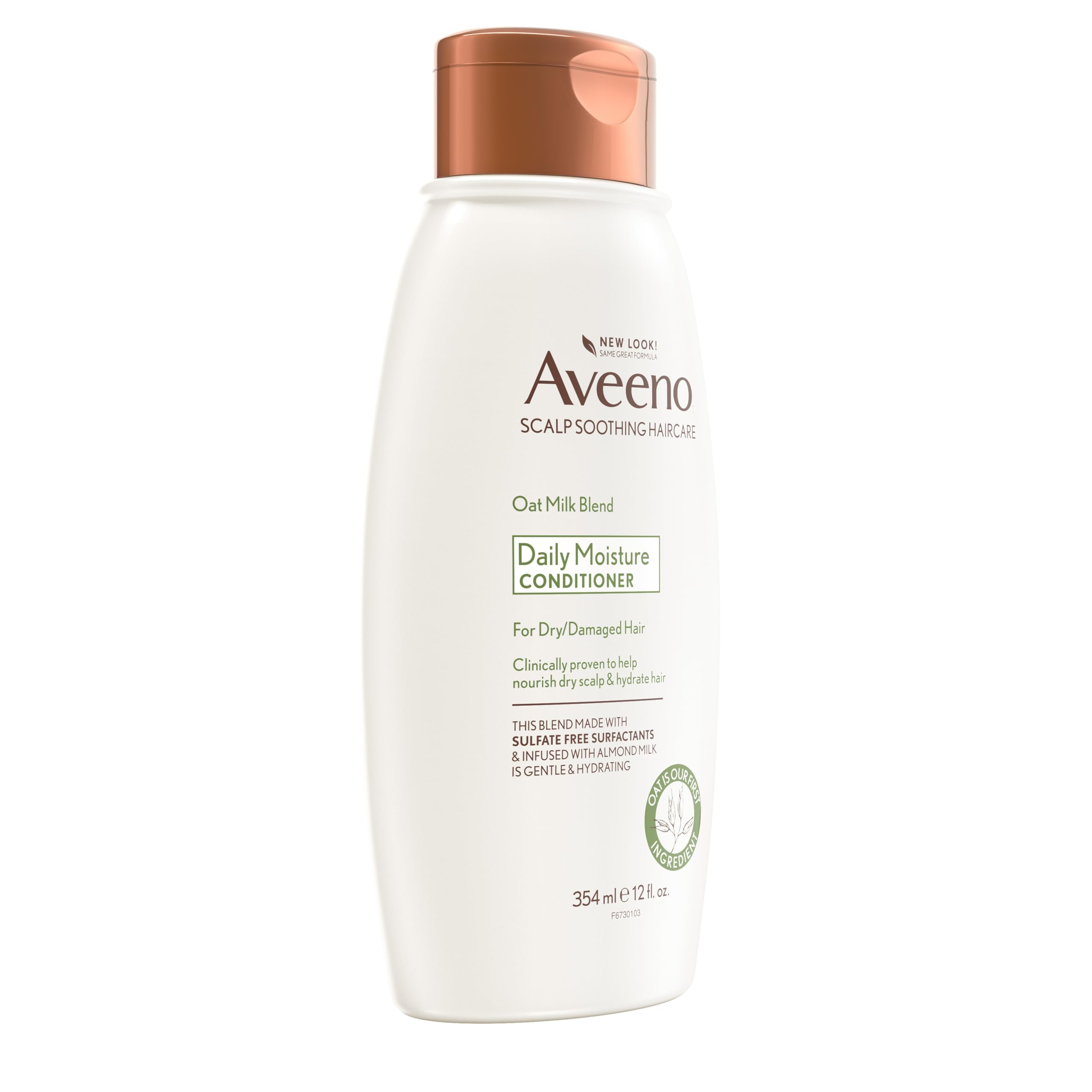 aveeno bottle in hand for size comparison and travel-friendly benefit