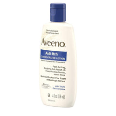 Aveeno tube open with lotion dispensing to show easy application