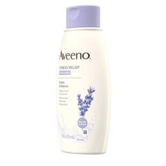 Aveeno packaging back panel showing ingredient list and usage benefit