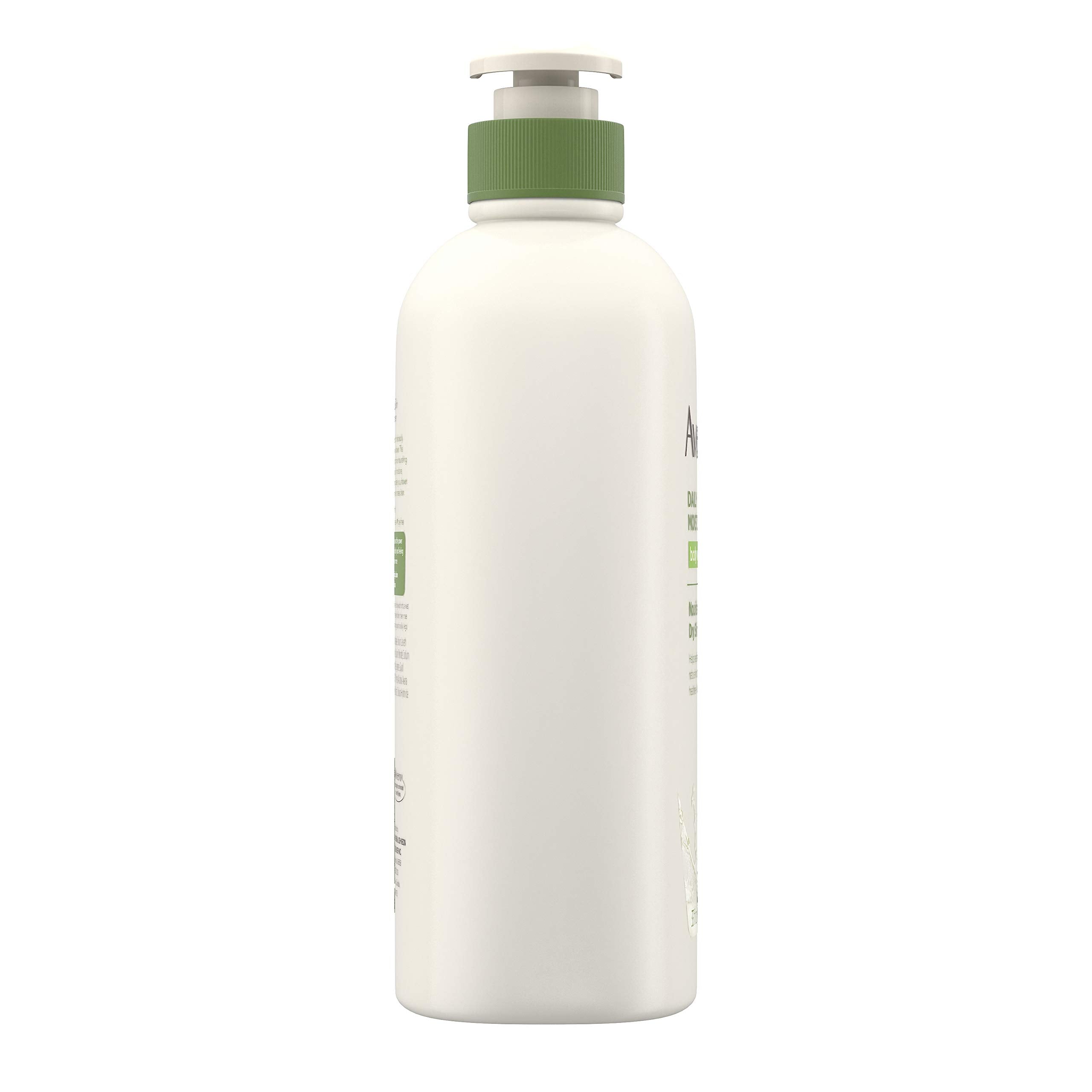 Aveeno bottle next to lotion suggesting post-shower hydration benefit