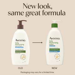 Aveeno pump and cap detail highlighting easy dispensing and travel convenience
